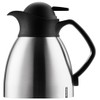 Helios Enduro Push Stainless Steel Vacuum Jug 0.6 Litre, Metallic