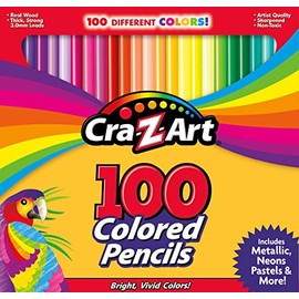 Cra-Z-art Colored Pencils 100 Assorted Colors - Back To School Supply List Essential, Bulk Pack for School Supply Rooms and In Class For Teachers