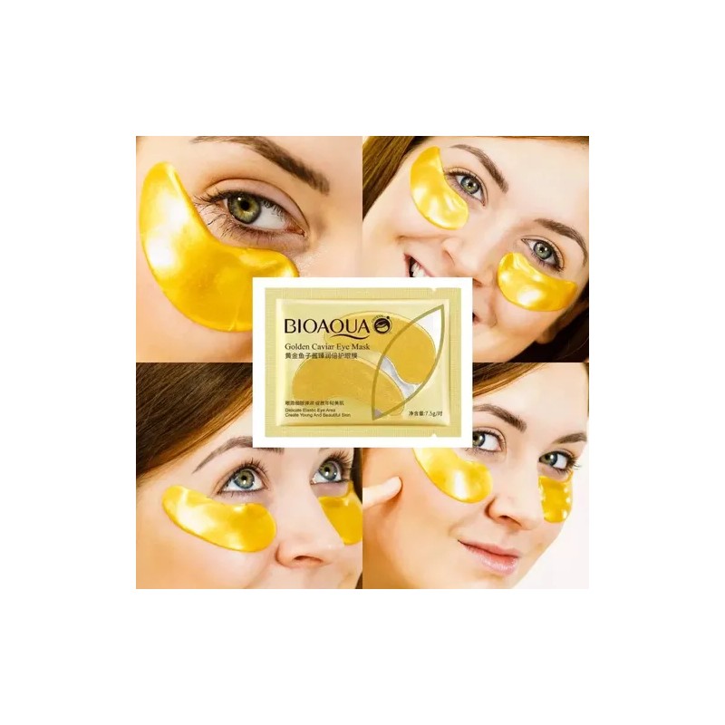 Parches Ojos Colágeno Ojeras Bolsas Manchas Arrugas 50pzs