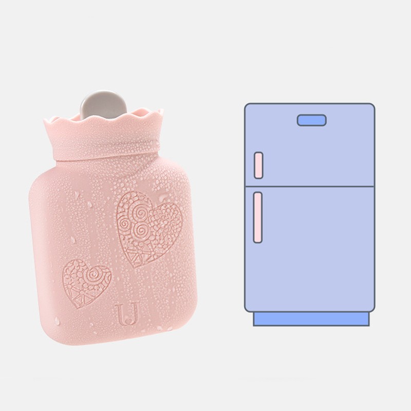 Mini Hot Water Bottle Bag Warm Hand Feet Warmer Water