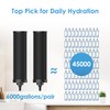 Aqua Crest Gravity Water Filter System, NSF/ANSI 42&372 Certified Black