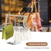 QUARKZMAN Necklace Display Stand Adjustable Height Jewelry Rack T Bar
