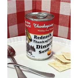 Redneck Thanksgiving Dinner Gag Soup Can Labels - Party Decorations, Supplies Favors - Funny Gift - Xmas Stocking Stuffer, Secret Santa, Hillbilly, Squirrel, Pumpkin, Country Decor (2)