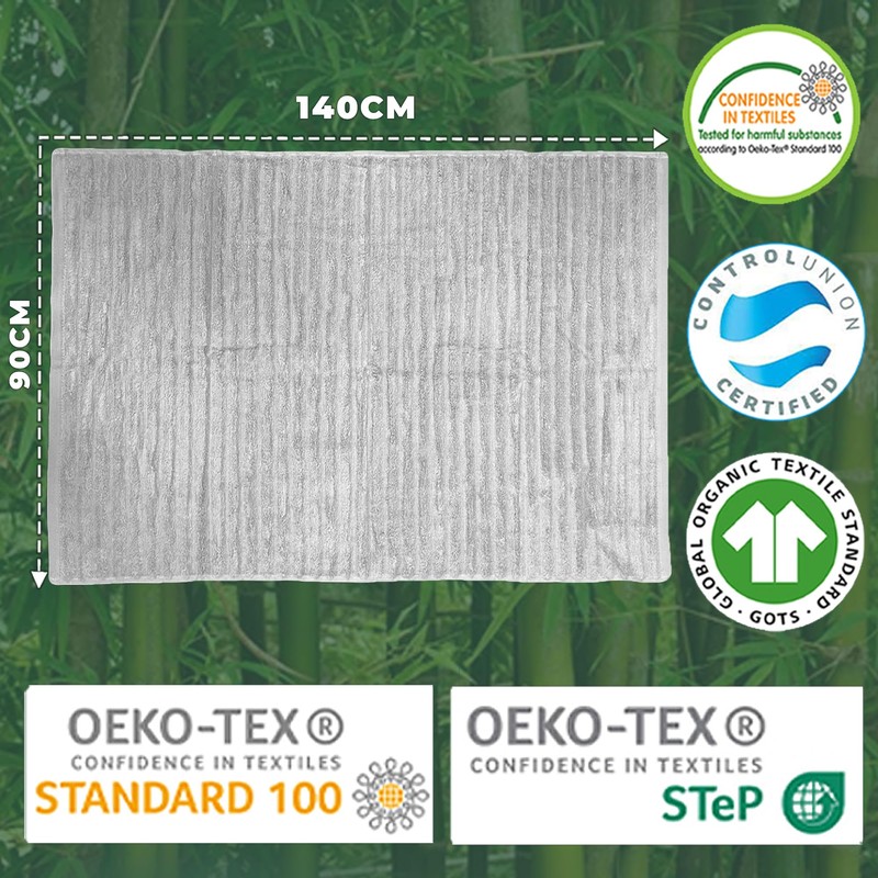 Towelogy Bamboo Extra Large Bath Towels (90x140cm, 1 Pack) -