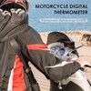Motorcycle Thermometer Digital Waterproof Metal Sensor Adapter for Motorcycle
