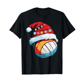 Volleyball Christmas Stuff Santa Xmas Volleyball Christmas T-Shirt