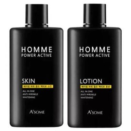 Men's Large Size Skin Lotion 200ml (2 Bottles) / Dual Functional for Whitening and Anti-Wrinkle Improvement / 남성 화장품 대용량 스킨 로션 200ml 2개 / 미백 주름개선 2중 기능성