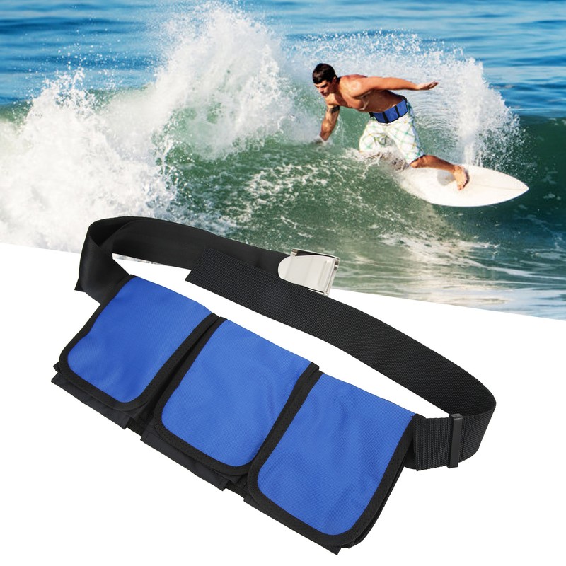 Diving Weight Belt Snorkeling 3 Pocket Weight Belt Quick Release