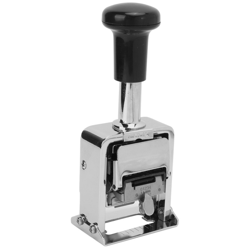 Number Stamp Zinc Alloy Shell Automatic Jump Number Self Inking