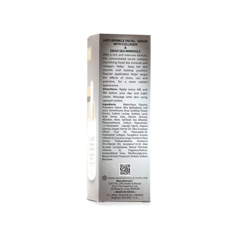 Dead Sea Collection Anti Wrinkle Collagen Facial Serum 1.01 oz