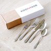 KOOMADE AUDREY 40-Piece Silverware Set Service for 8, Mirror Polished