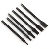 Leather Punch Tools, Metal 6Pcs Leather Straight Slot Punch for
