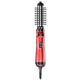 Gama Italy Cepillo Rotativo 3 en 1 para Secar, Alisar, Moldear, Rojo