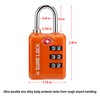 SURE LOCK Cerradura de equipaje de 3 dígitos aprobada por