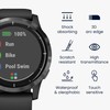kwmobile 2 x Transparent Screen Protectors Compatible with Garmin Vivoactive