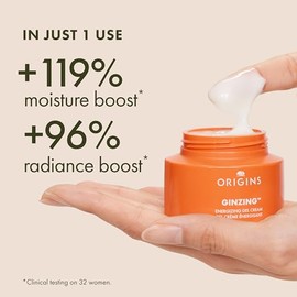 Ginzing Energizing Gel Cream with Caffeine Plus Niacinamide by Origins for Unisex - 1.7 oz Cream