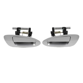 ADVANCE IGNITION Compatible with Nissan Rear Right and Left 2002-2006 Altima Sheer Silver Metallic KY1 Exterior Outer Door Handle Set 2PCS 2002 2003 2004 2005 2006