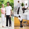 Tearaway Pants-Post Surgery Snap Button Tear Away Elastic Waist Sweatpants,rip