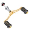 Black Power Fishing Reel Handle Grip Carbon Fiber Fishing Reel