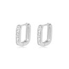 Free Bird Hoop Earrings, Popular 925 Silver, Hypoallergenic, Women's, Silver