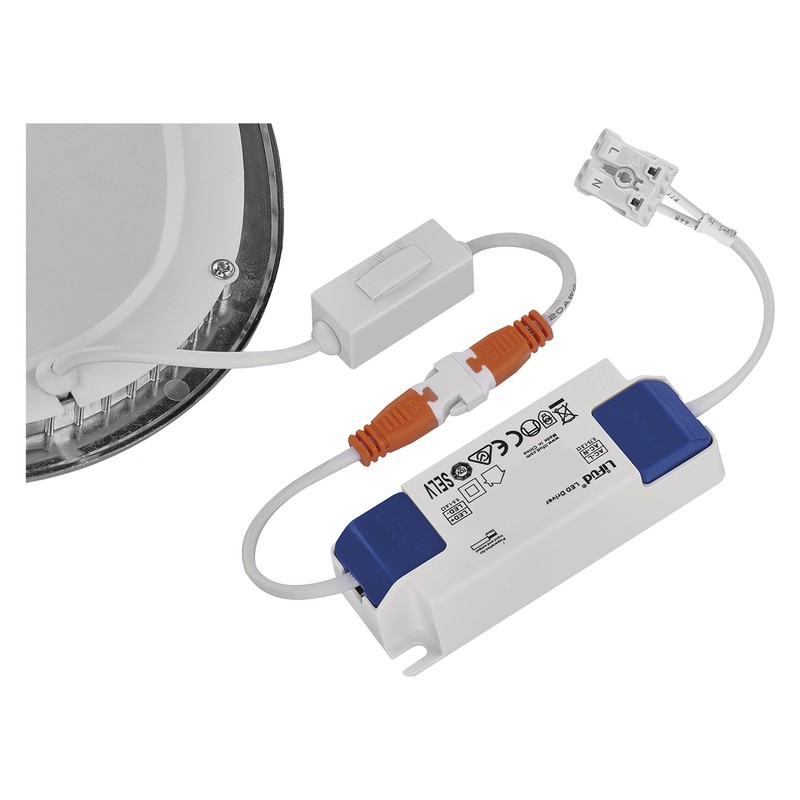 EMOS LED Panel 7 W Round 480 lm Recessed Ceiling