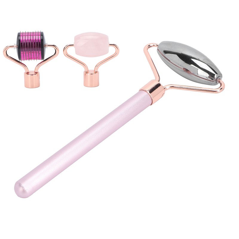 3‑in‑1 Face Roller Set Skin Lifting Smoothing Terahertz Gua Sha