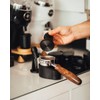 Normcore Coffee Tamper with Base Ripple 58.5 mm - Titanium