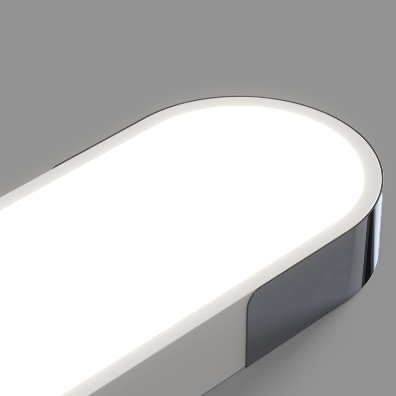 Qcyuui Dimmable LED Ceiling Light Modern Acrylic Linear LED Ceiling