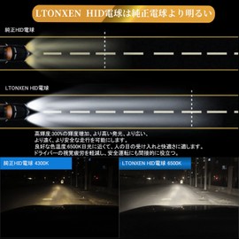 LTONXEN D1S HID Bulbs Genuine Replacement Car Headlight Instant Start 6500K Inspection 35W 12V (Pack of 2)