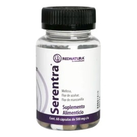 Serentra 60 Cápsulas Rednatura Suplemento Herbolario Sin Sabor