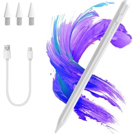 Stylus Pen (Quick Charge for i-Pad), 2024 Industry New, Stylus Pen, Ultra High Precision, Ultra Fine, i-Pad Pencil, Compatible Pen, False On/Off Prevention, Power Display, Magnetic Adsorption,