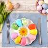 LOYIM Ceramic Deviled Egg Platter Easter Egg Holder 12 Holes