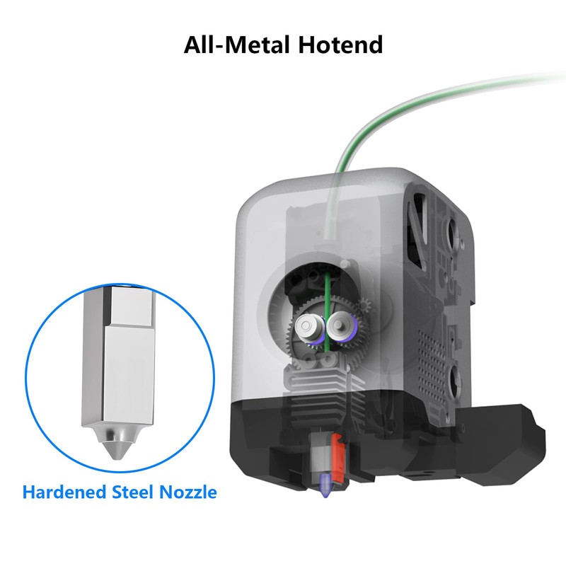 0.4mm X1 X1C Hotend Complete Kit, Full Assembly Hot End