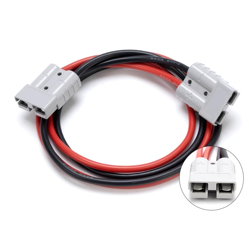 keisnoaja 50 Amp Anderson Connector 8 AWG Cable 1M, 600V