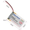 MakerHawk 3.7V 950mAh LiPo Battery Rechargeable 1S 3C Lithium Polymer