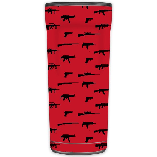 MightySkins Skin Compatible with OtterBox Elevation Tumbler 20 oz - Guns | Protective, Durable, and Unique Vinyl Decal wrap Cover | Easy to Apply, Remove, and Change Styles | Made in The USA
