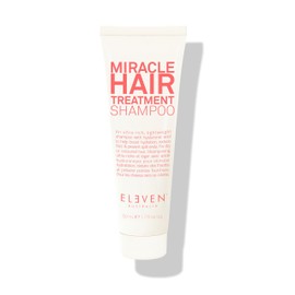 ELEVEN AUSTRALIA Miracle Hair Treatment Shampoo | Infused with Hyaluronic Acid to Help Boost Hydration, Reduce Frizz & Prevent Split Ends 1.7 Fl Oz