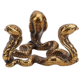 PLIGREAT Vintage Crystal Ball Holder Gold Snake Shaped Crystal Sphere Stand Sphere Display Holder Base for Crystal Gemstone Mineral Agate Globe Balls, 5x2.8cm