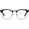 Kelens Myopia Glasses Half Frame Computer Glasses Retro Myopia Nerd