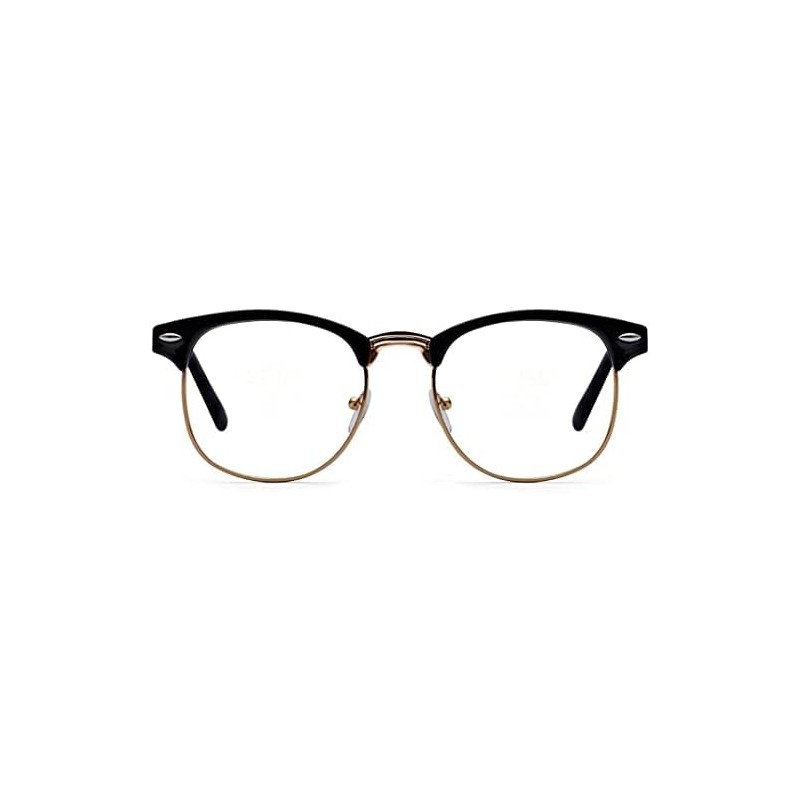 Kelens Myopia Glasses Half Frame Computer Glasses Retro Myopia Nerd