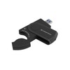 CONCEPTRONIC BIAN04B 4-in-1 USB 3.0 Card Reader, SD/SDHC/SDXC x 2,