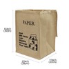 Muellery Recycle Bag Sturdy and Light Waste Basket for Plastic