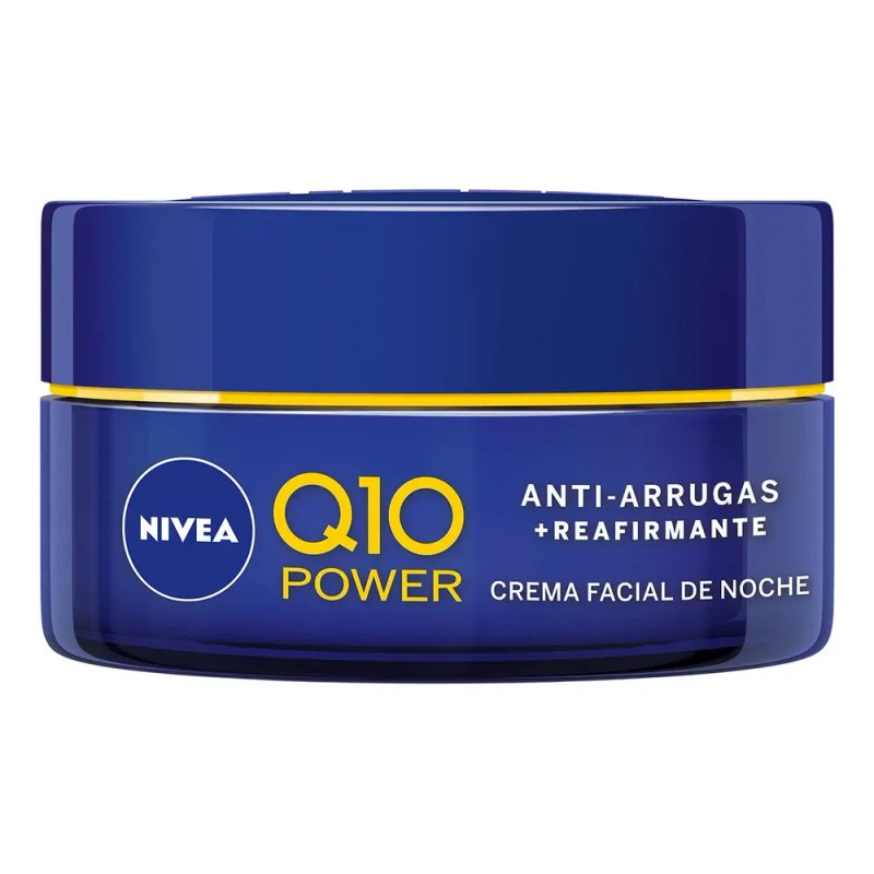 Nivea Q10 Power Crema Facial de Noche, Todo Tipo de