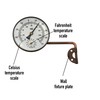 Brass Outdoor Thermometer Hygrometer With Stylish Dial Design - Garden