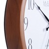La Crosse Technology Atomic Analog Wall Clock, Wood, 12.80" (404-50447)
