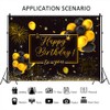 YRIOWMI Happy Birthday Banner Large Happy Birthday Backdrop,Men Women Birthday