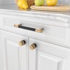 Amerdeco 10 Pack Champagne Bronze Black Knurled Cabinet Knobs Kitchen