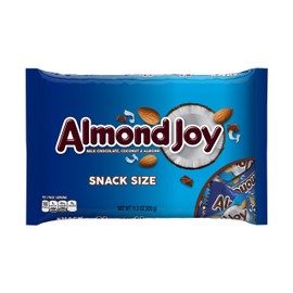 ALMOND JOY Snack Size Candy Bars, 11.3 oz (Pack of 2)