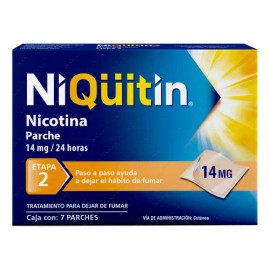 Niqüitin Etapa 2 Parches 14 Mg/24 Horas, 7 Parches