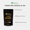 Wellthy Pure NMN 500mg 180 Cápsulas. 100% Puro, b-nicotinamide mononucleotide